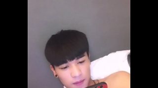 Horny Asian Teen Boy Jerking Off & Cumshot On Cam